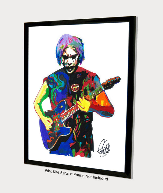 John 5 Guitar Metal Rock Music Poster Print Wall Art 8.5x11