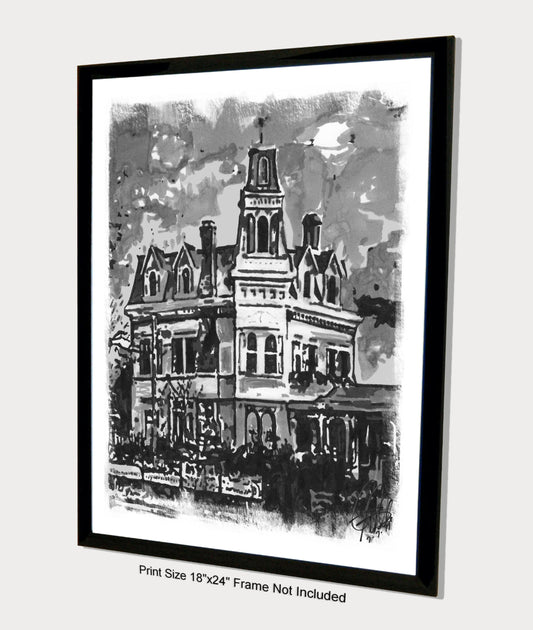 The Addams Family Mansion Poster Print Wall Art 18x24