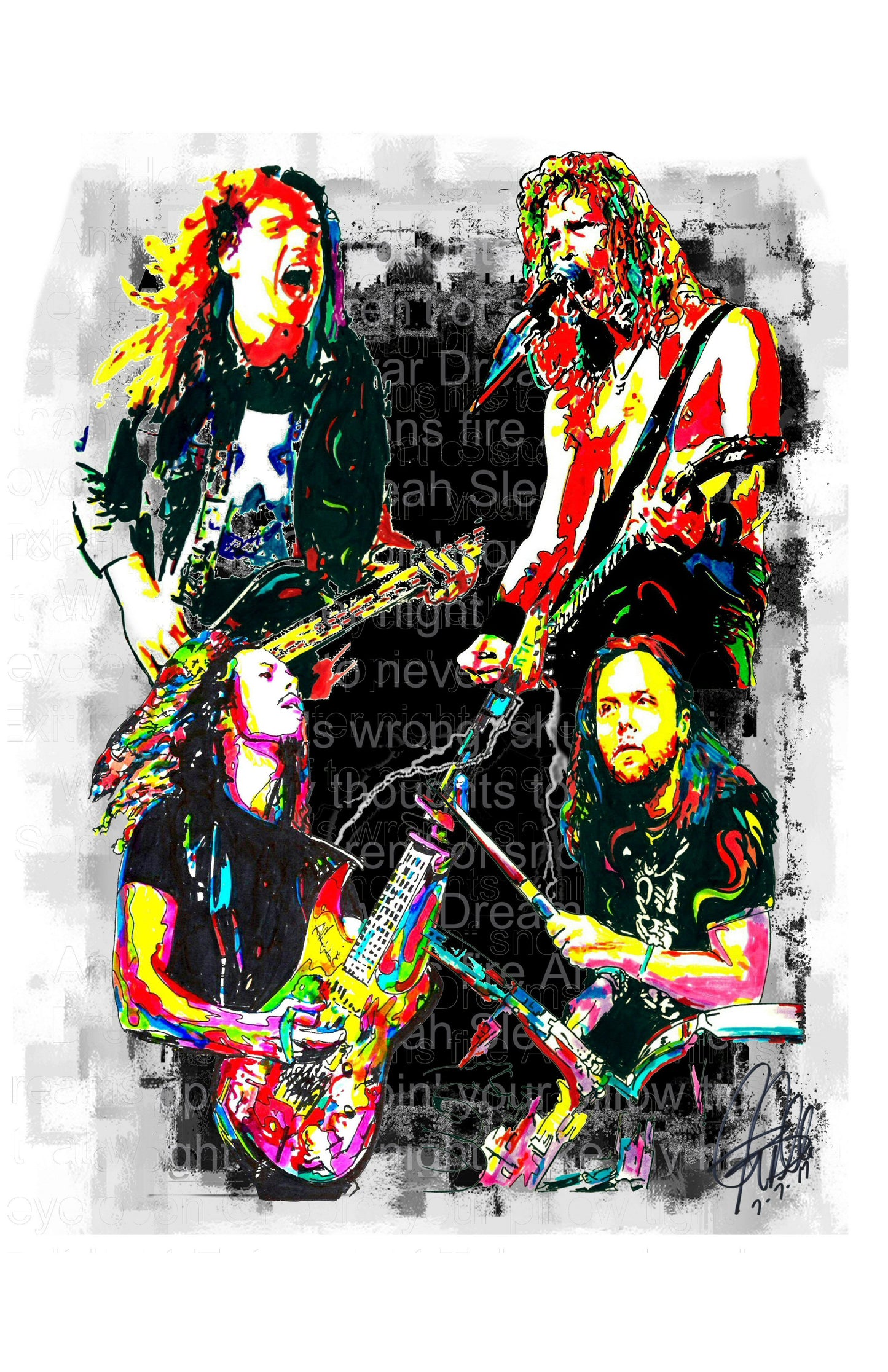 Metallica Heavy Metal Hard Rock Music Print Poster Wall Art 11x17