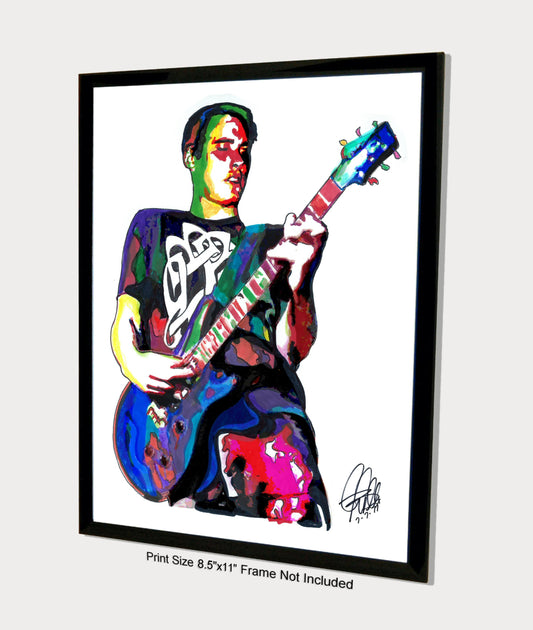 Benjamin Burnley Breaking Benjamin Rock Music Poster Print Wall Art 8.5x11