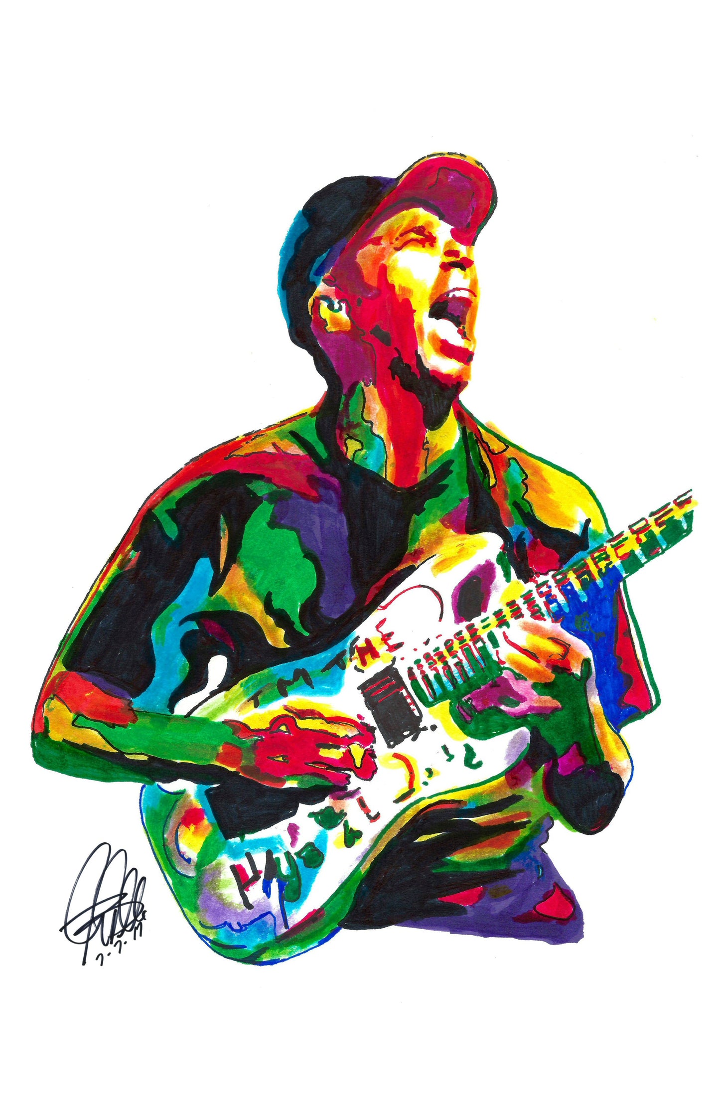 Tom Morello Rage Against the Machine RATM Rock Music Poster Print Wall Art 11x17