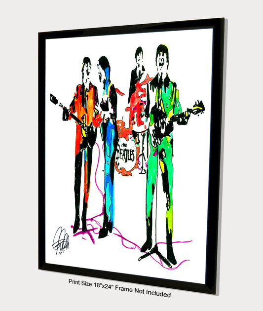 The Beatles Lennon McCartney Harrison Ringo Music Poster Print 18x24