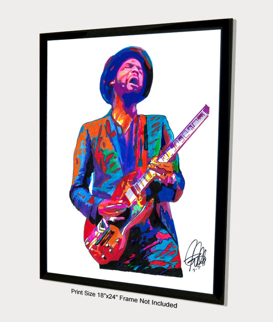 Gary Clark Jr Singer Guitar Blues Rock Music Print Poster Wall Art 18x24