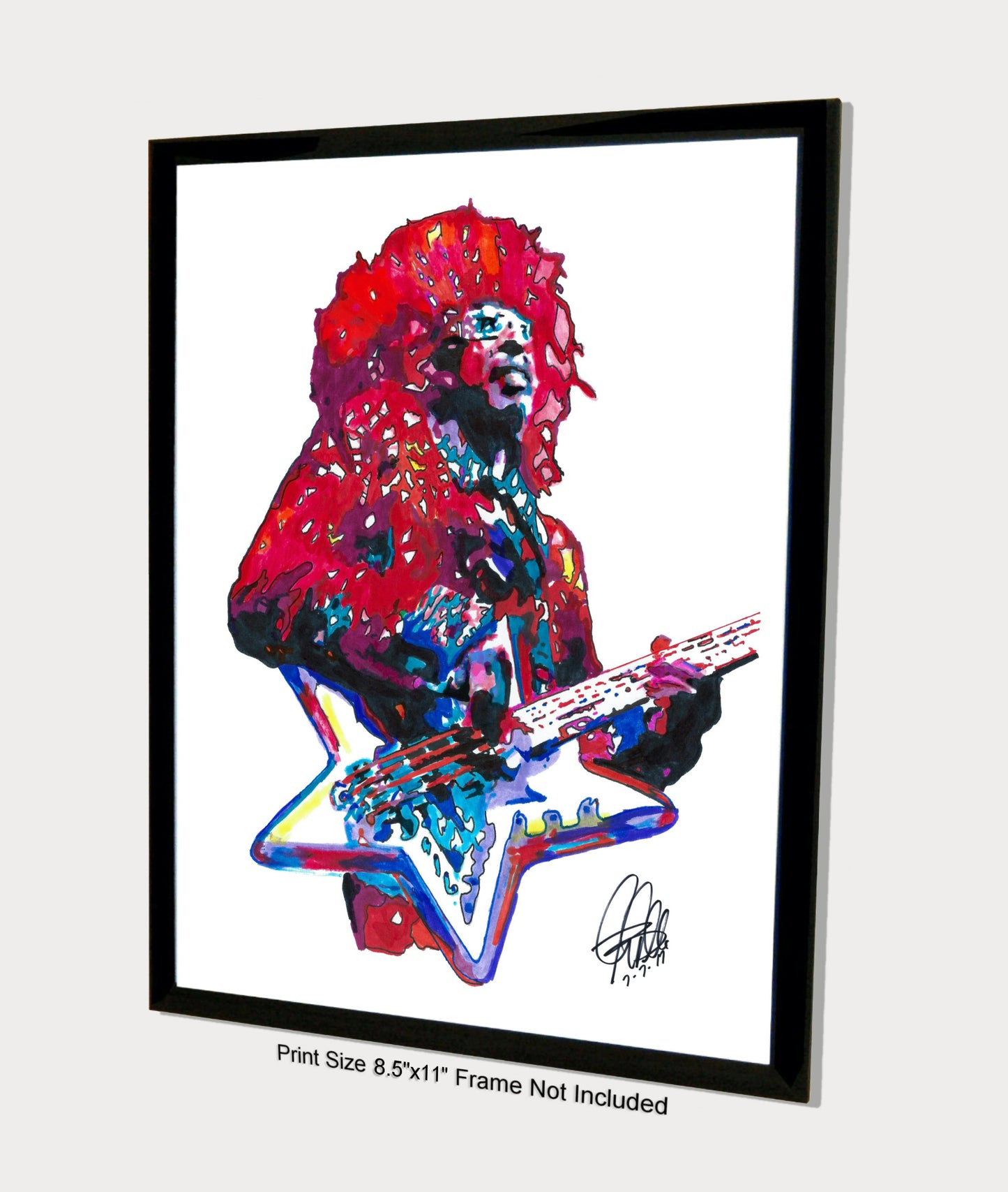 Bootsy Collins Parliament Funkadelic Funk Music Print Poster Wall Art 8.5x11