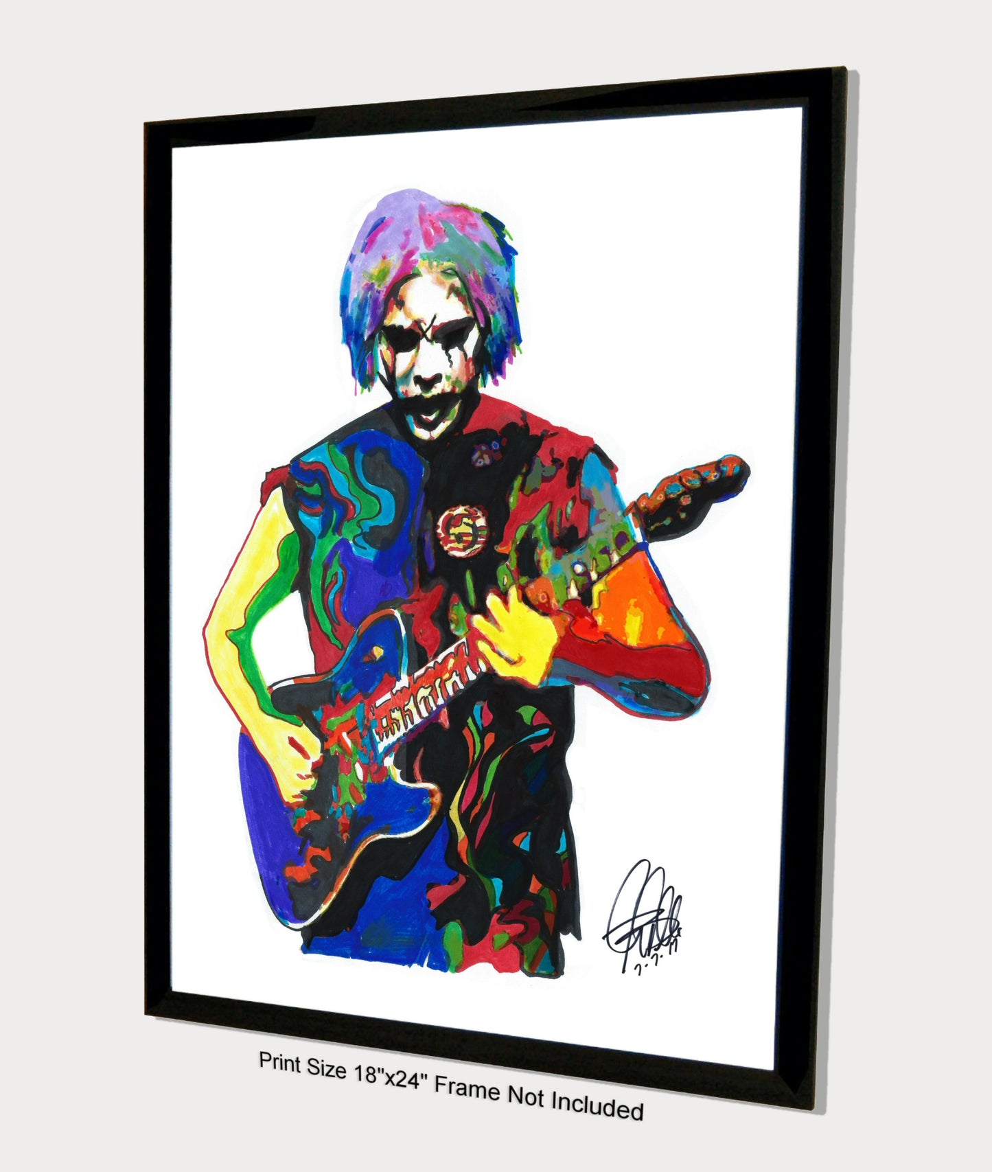 John 5 Guitar Metal Rock Music Poster Print Wall Art 18x24