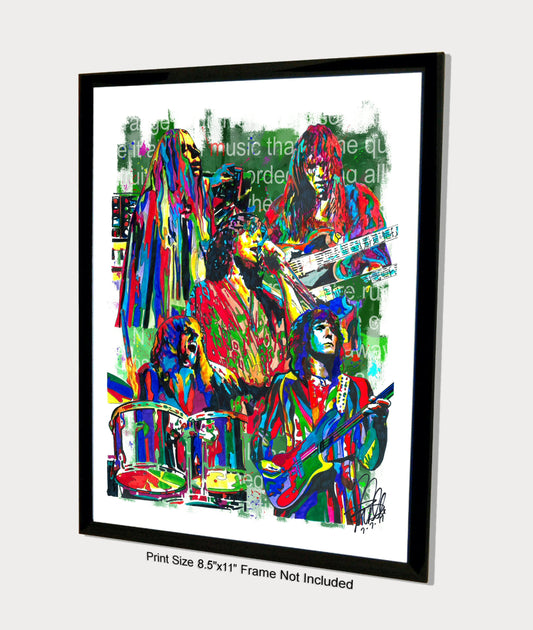 Yes Progressive Classic Rock Music Poster Print Wall Art 8.5x11