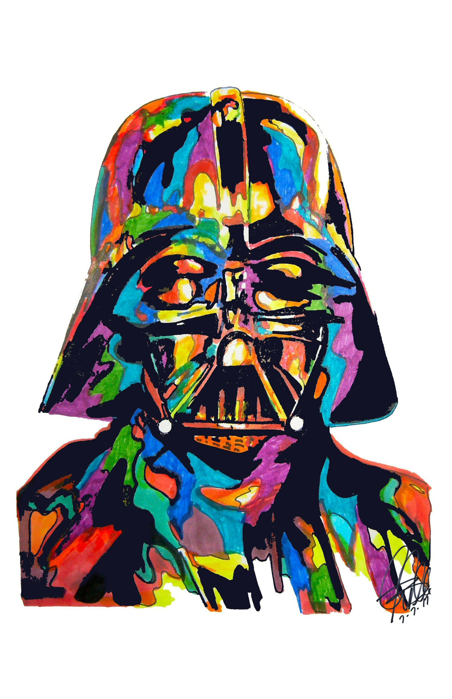 Darth Vader Star Wars Print Poster Wall Art 11x17