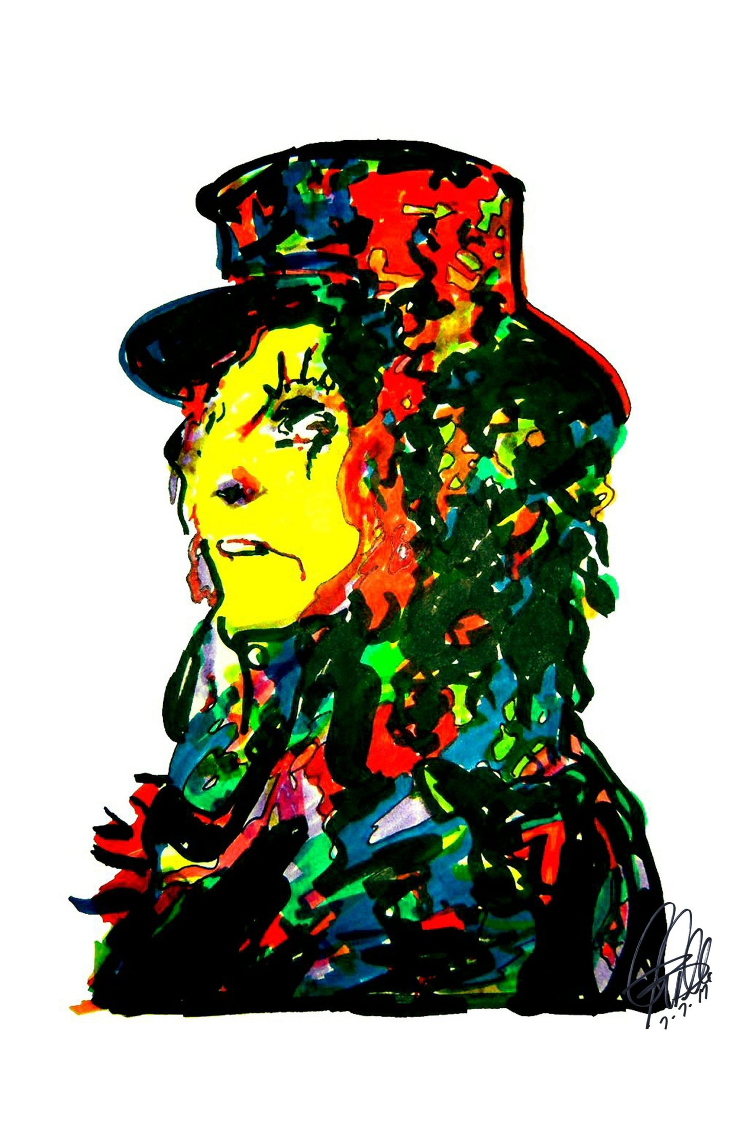 Alice Cooper Rock Music Poster Print Wall Art 11x17