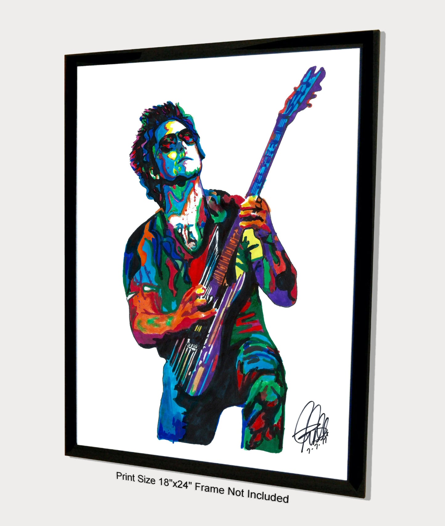 Synyster Gates Avenged Sevenfold Guitar Metal Music Print Poster Wall Art 18x24