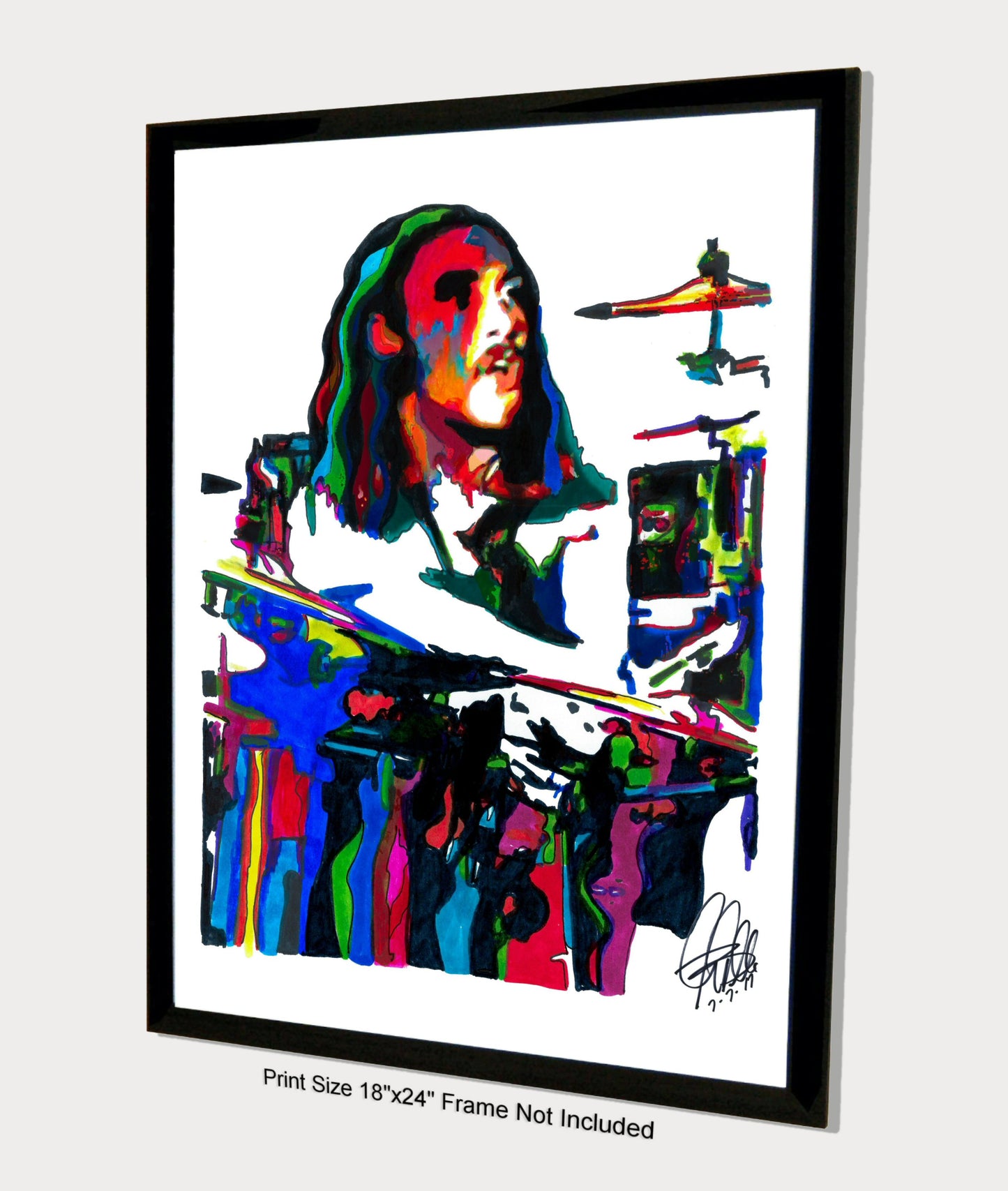 Bill Ward Black Sabbath Drums Heavy Metal Music Print Poster Wall Art 18x24