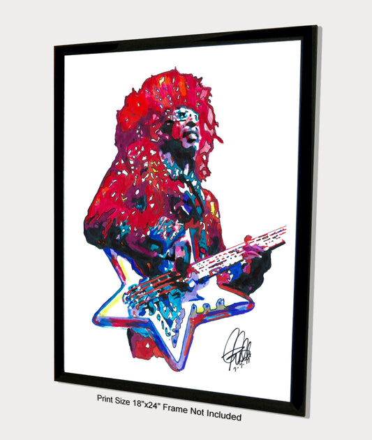Bootsy Collins Parliament Funkadelic Funk Music Print Poster Wall Art 18x24
