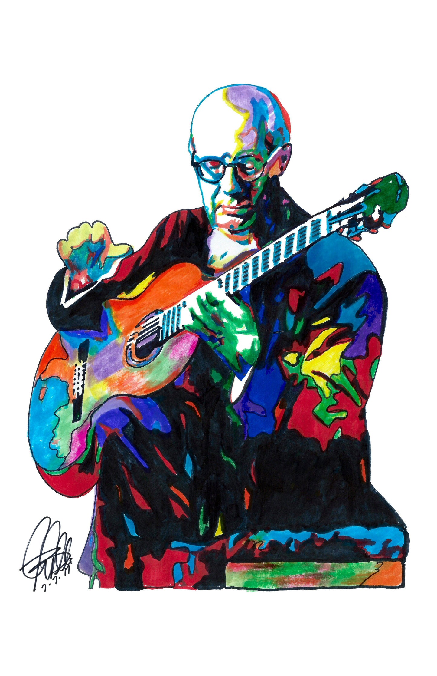 Andres Segovia Classical Spanish Guitar Music Poster Print Wall 11x17