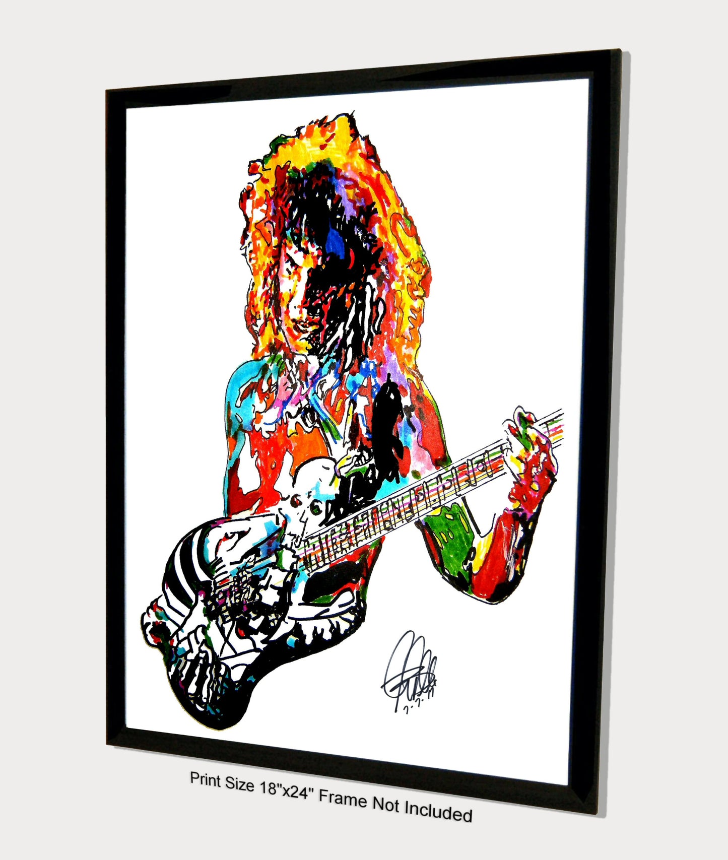 George Lynch Dokken Guitar Rock Music Print Poster Wall Art 18x24