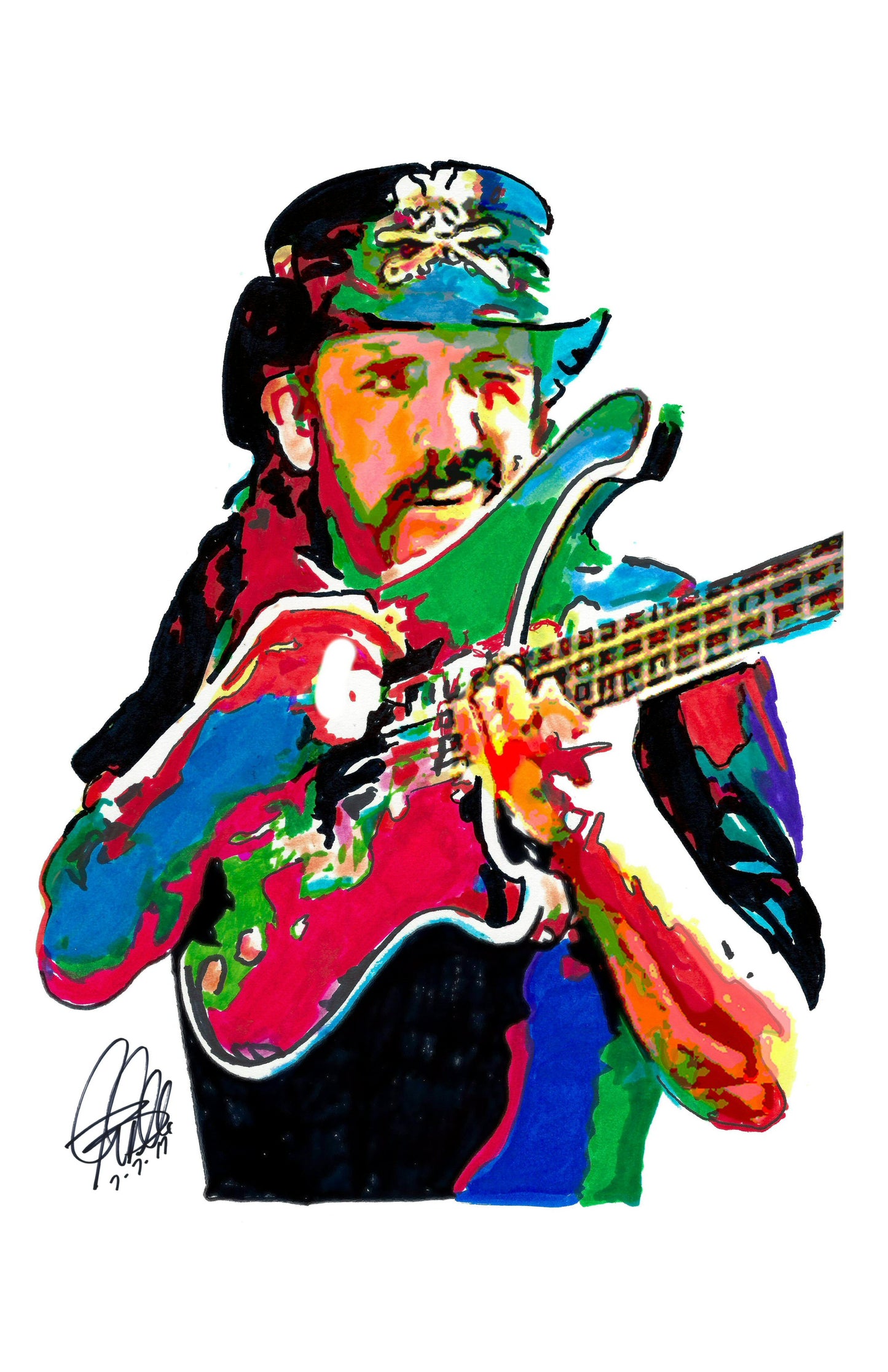 Lemmy Motorhead Bass Metal Rock Music Poster Print Wall Art 11x17