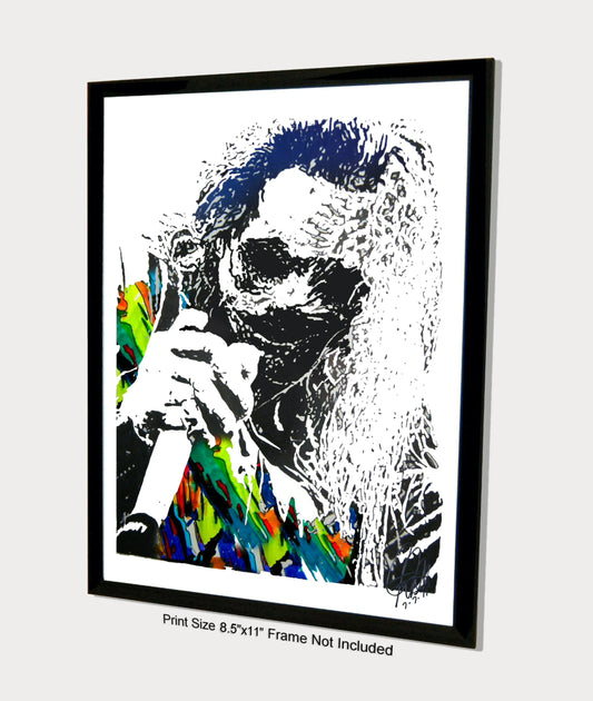 Corey Taylor Slipknot Heavy Metal Music Poster Print Wall Art 8.5x11