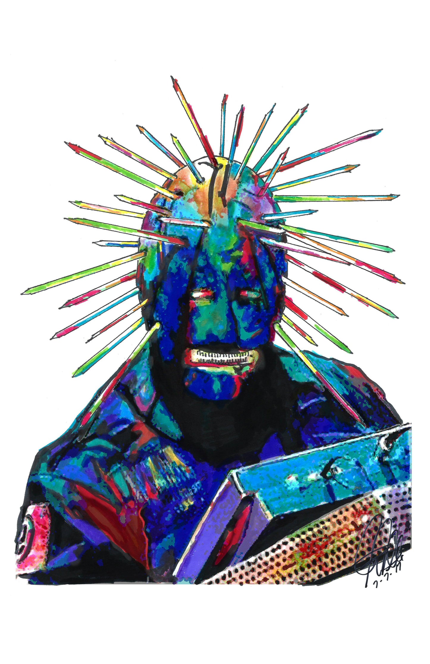 Craig Jones Slipknot Heavy Metal Music Poster Print Wall Art 11x17
