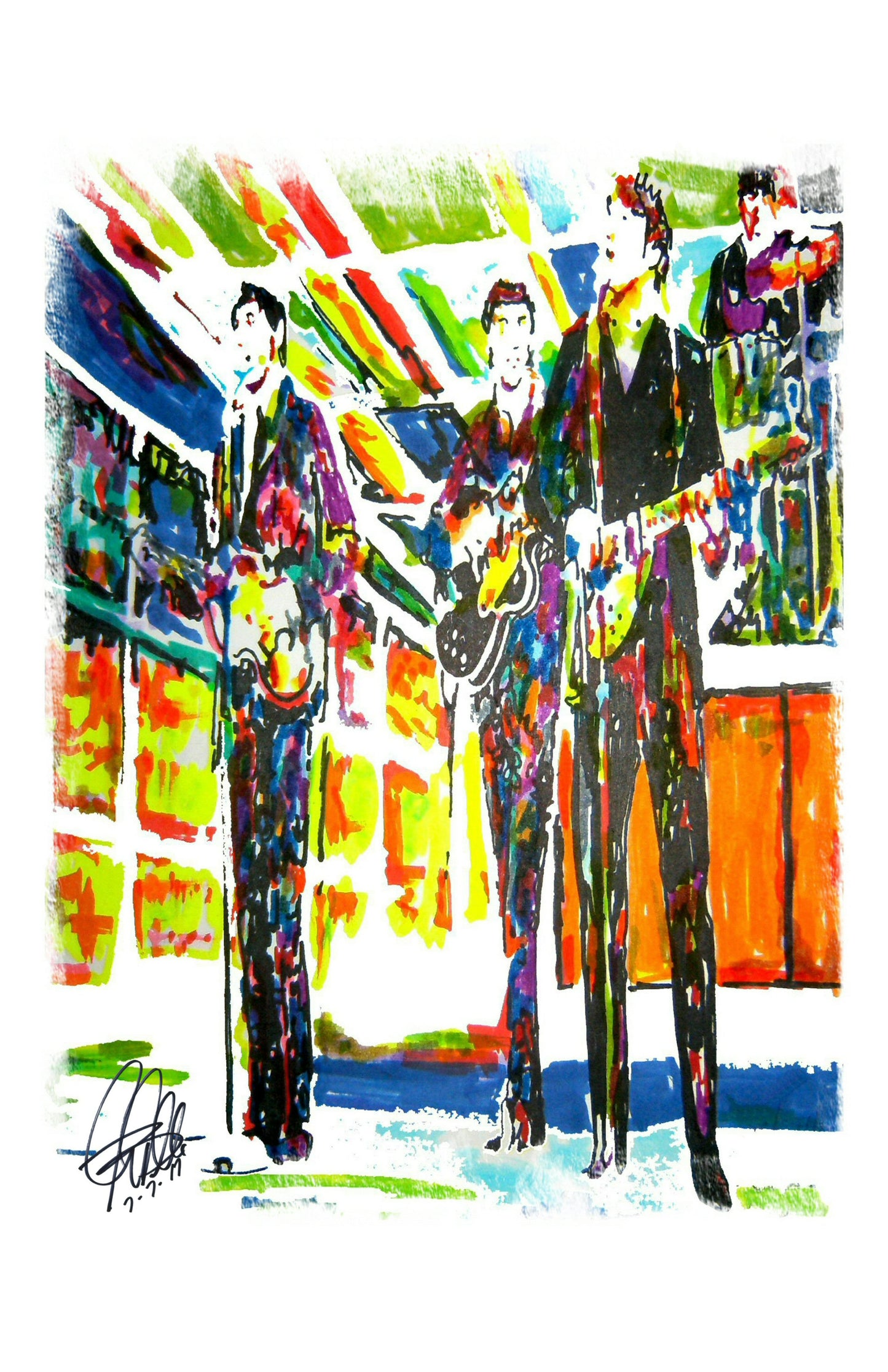 The Beatles Lennon McCartney Harrison Ringo Pop Music Poster Print 11x17