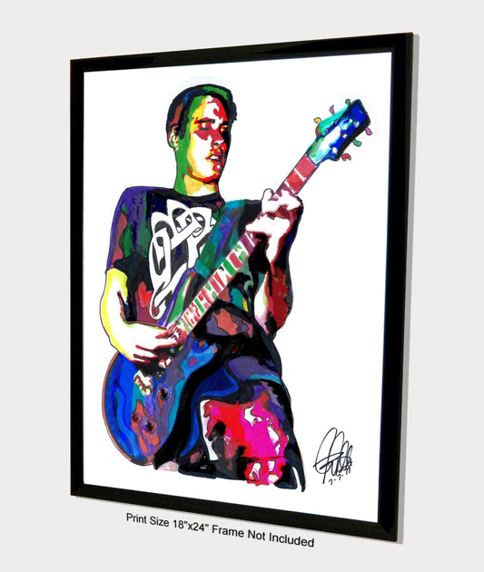 Benjamin Burnley Breaking Benjamin Rock Music Poster Print Wall Art Art 18x24