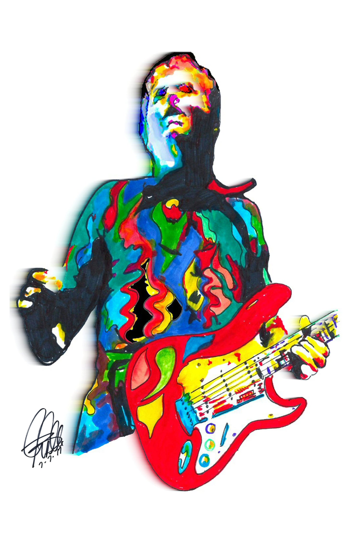 Billy Corgan The Smashing Pumpkins Rock Music Poster Print Wall Art 11x17