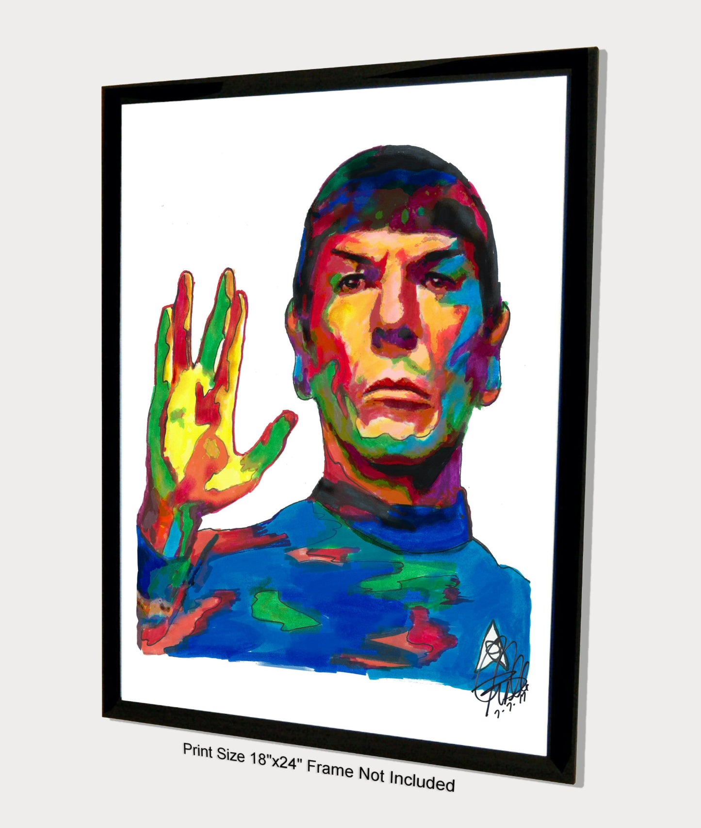 Spock Leonard Nimoy Star Trek Vulcan Poster Print Wall Art 18x24