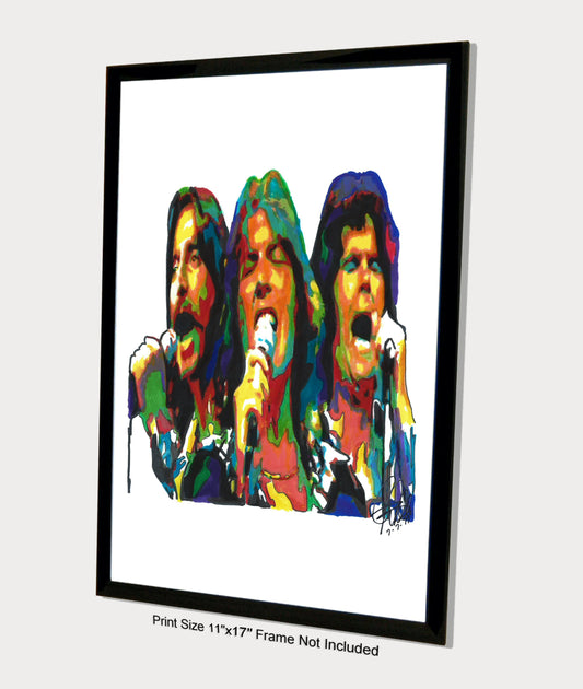 Three Dog Night Rock Music Poster Print Wall Art 11x17