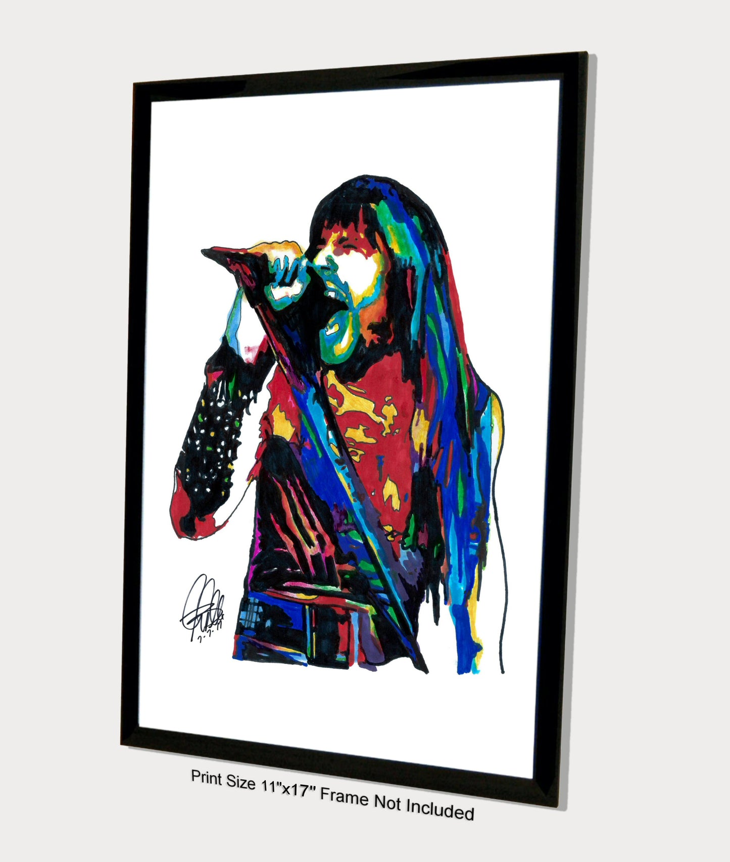 Bruce Dickinson Iron Maiden Singer Metal Music Poster Print Wall Art 11x17