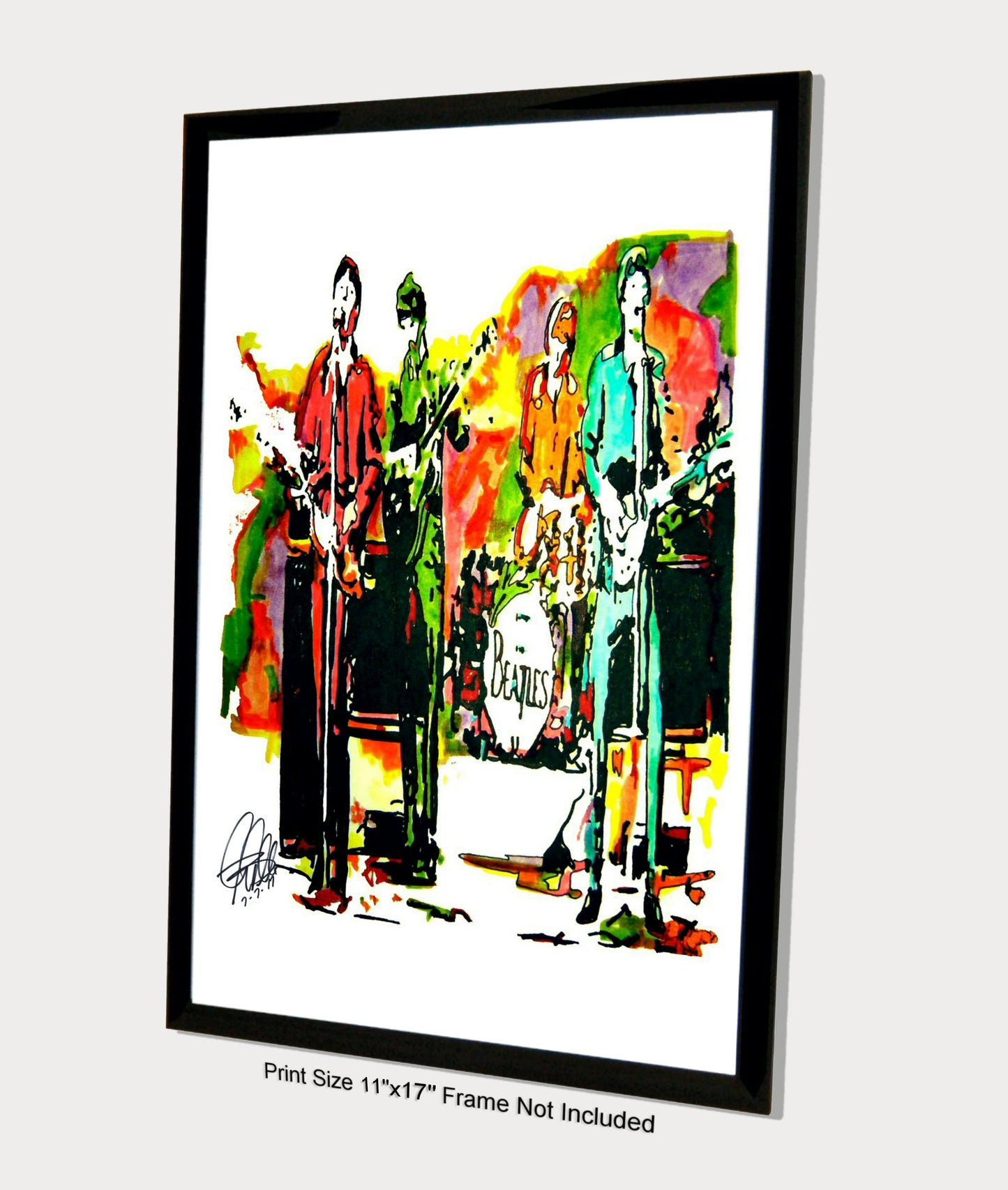 The Beatles Lennon McCartney Harrison Ringo Rock Music Poster Print 11x17