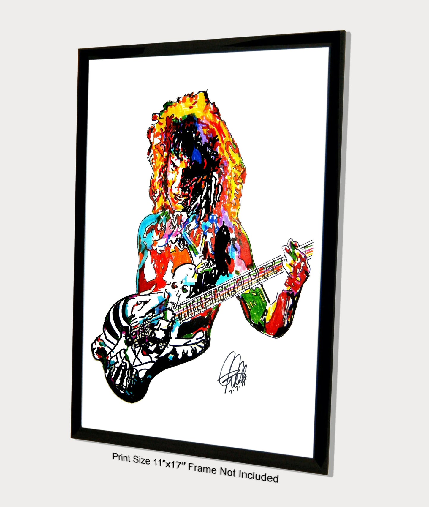 George Lynch Dokken Guitar Rock Music Print Poster Wall Art 11x17