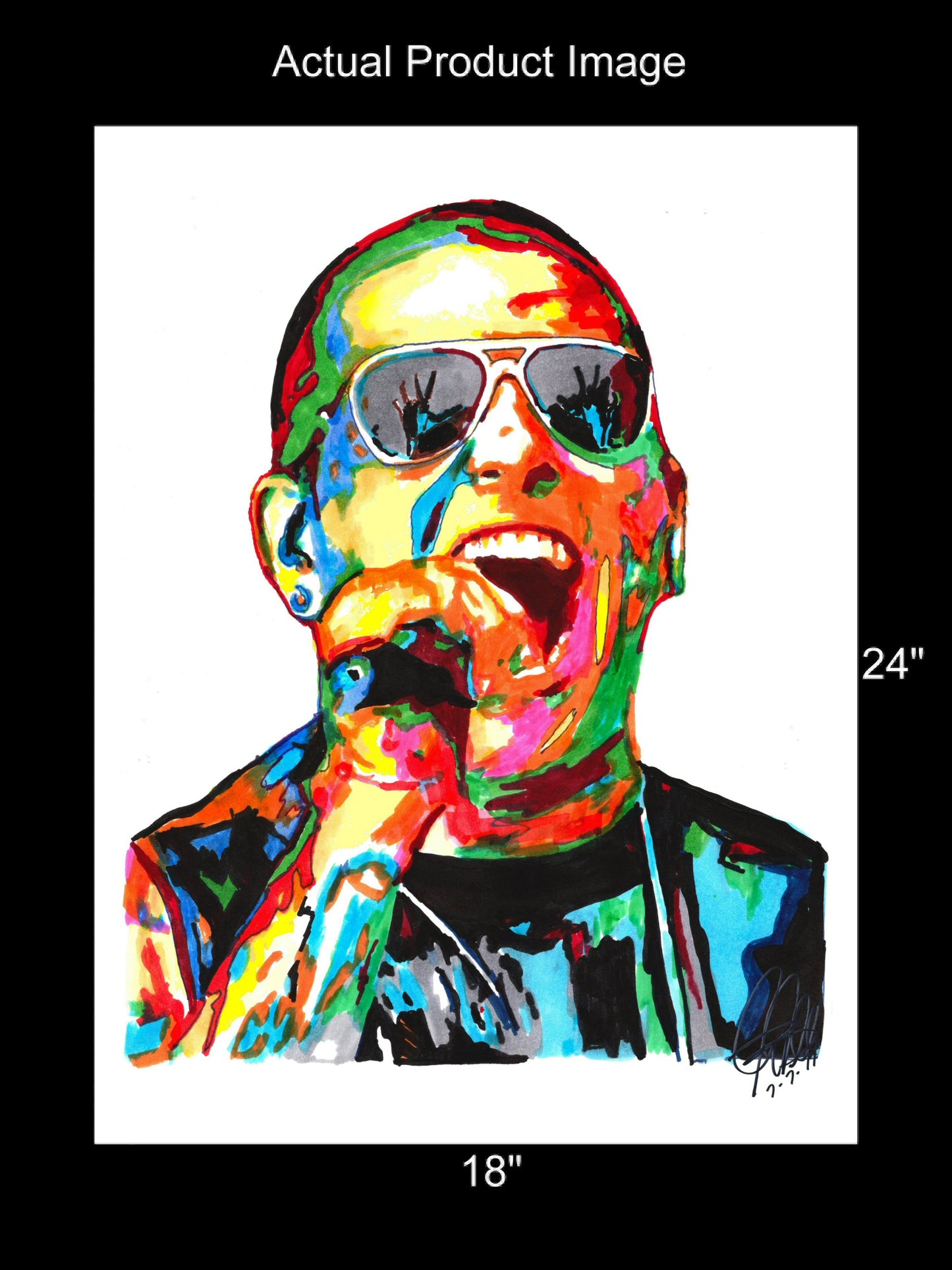 M Shadows Avenged Sevenfold Heavy Metal Rock Music Poster Print Wall Art 18x24