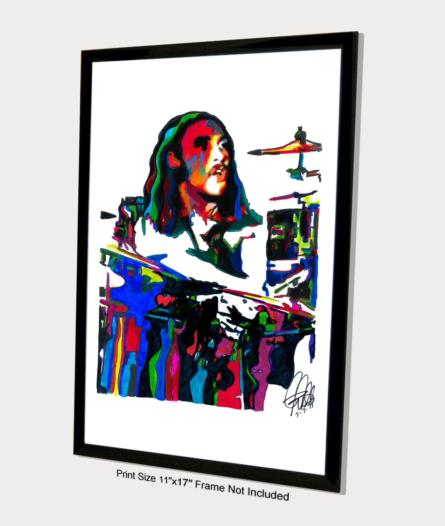 Bill Ward Black Sabbath Drums Heavy Metal Music Print Poster Wall Art 11x17