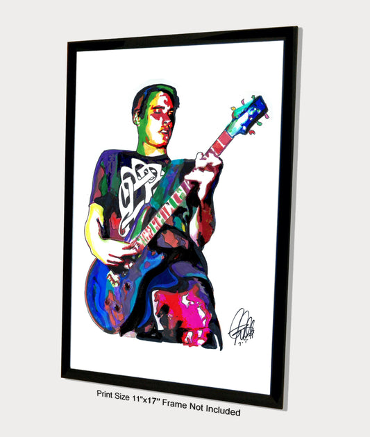 Benjamin Burnley Breaking Benjamin Rock Music Poster Print Wall Art 11x17