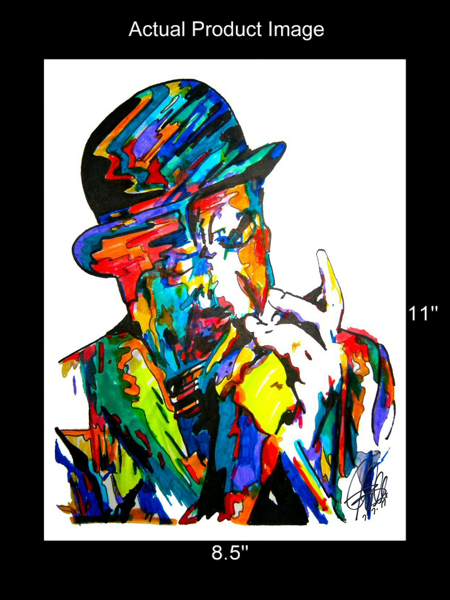 Sonny Boy Williamson Singer Blues Harmonica Music Poster Print Wall Art 8.5x11