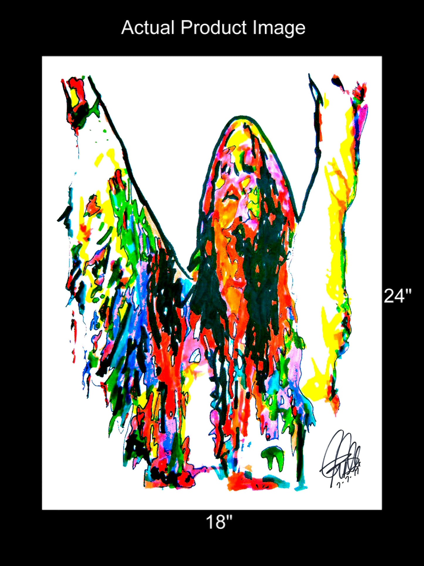 Ozzy Osbourne Black Sabbath Singer Hard Rock Music Poster Print Wall Art 18x24