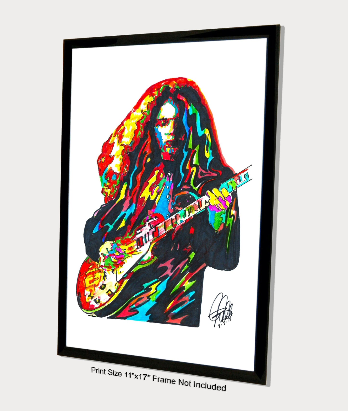 Gary Rossington Lynyrd Skynyrd Southern Rock Music Poster Print Wall Art 11x17