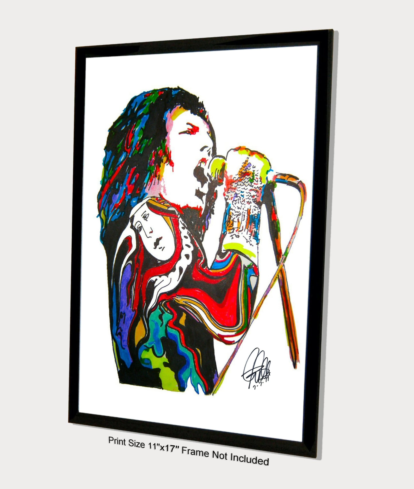 Freddie Mercury Queen Singer Rock Music Poster Print Wall Art 11x17