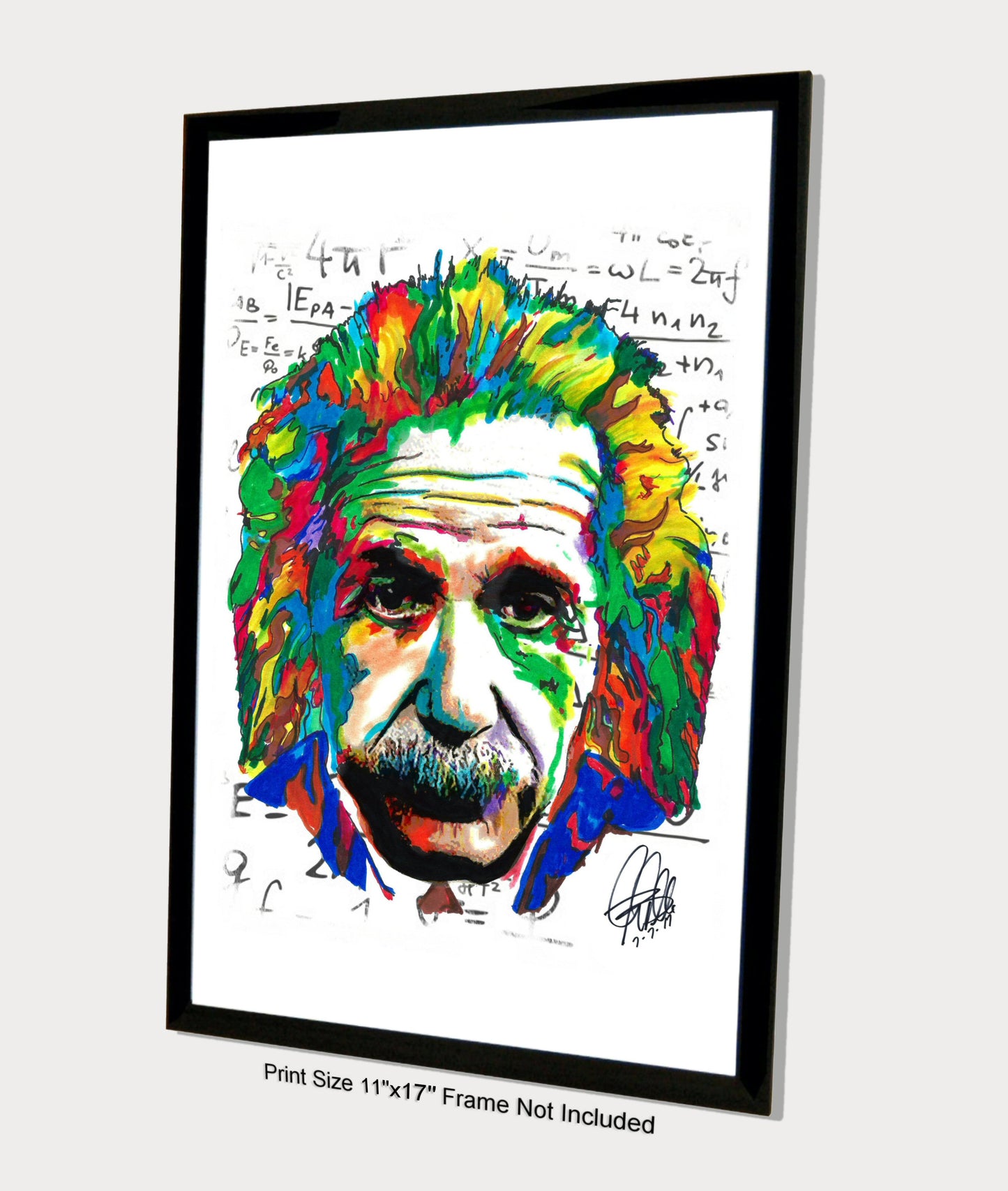 Albert Einstein Science Poster Print Wall Art 11x17