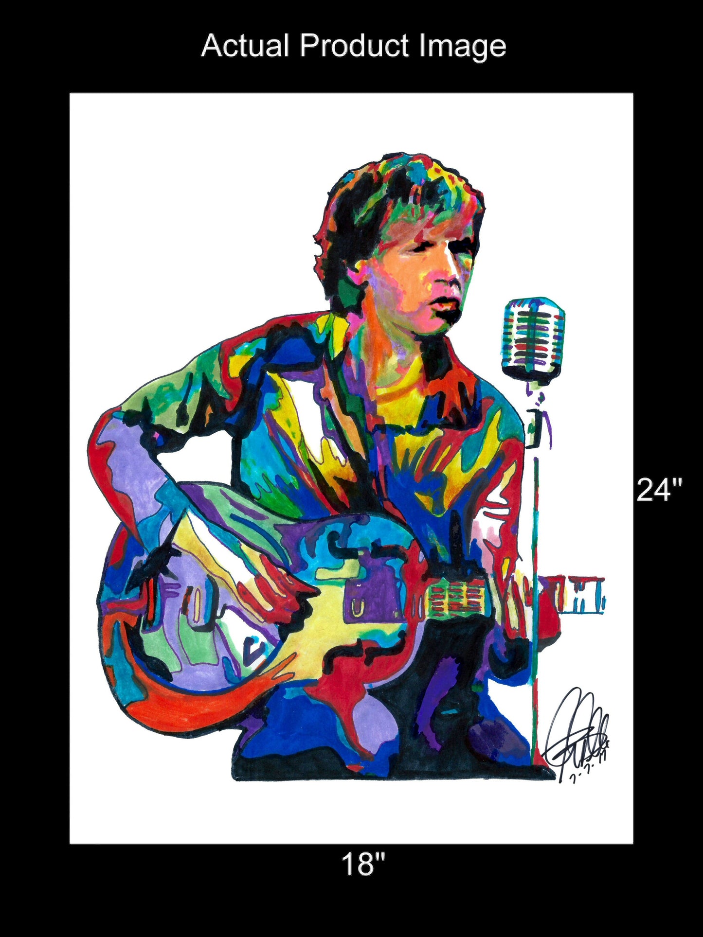 Beck Guitar Rap Rock Pop Music Poster Print Wall Art 18x24