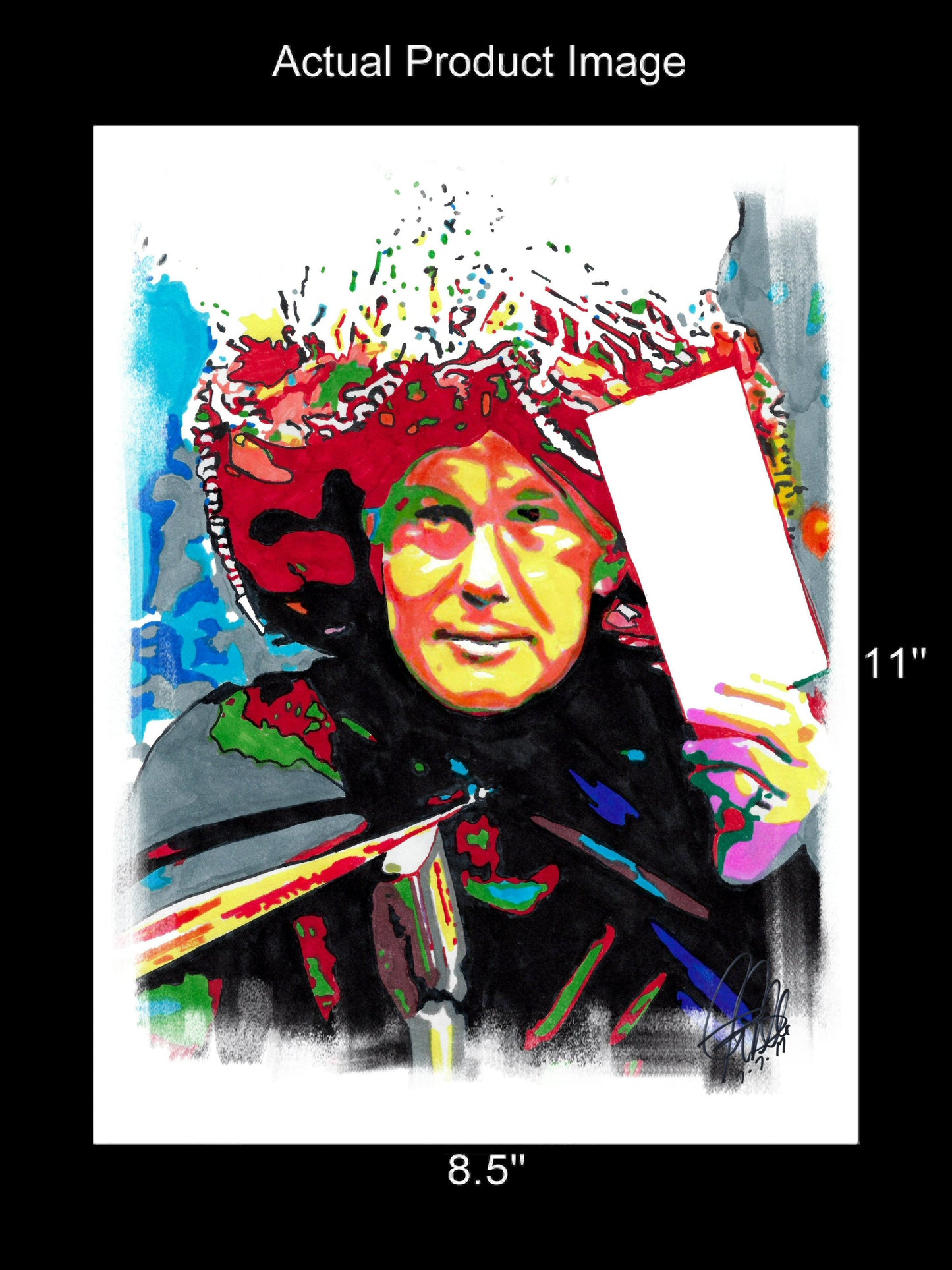 Carnac the Magnificent Johnny Carson Comedy Poster Print Wall Art 8.5x11