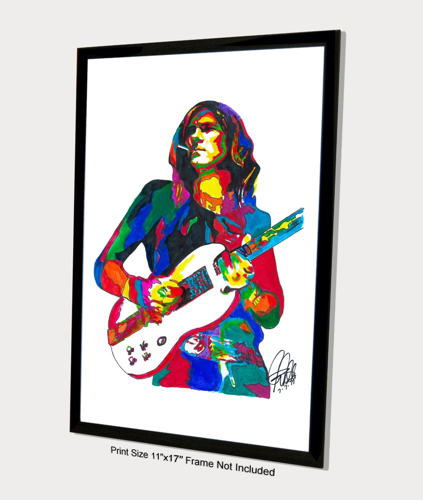 Glen Buxton Alice Cooper Guitar Rock Music Poster Print Wall Art 11x17