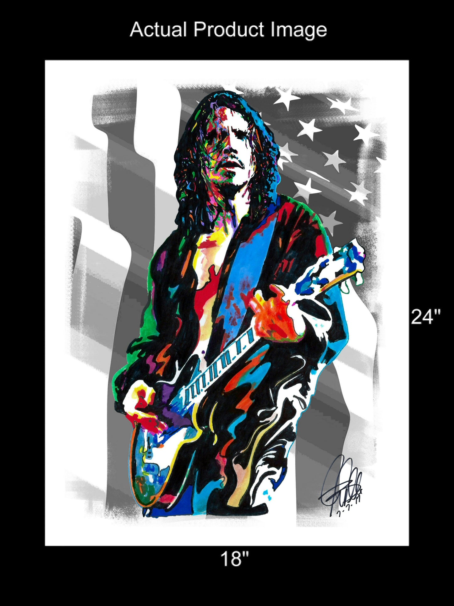 Chris Cornell Soundgarden Singer Hard Rock Music Poster Print Wall Art 18x24