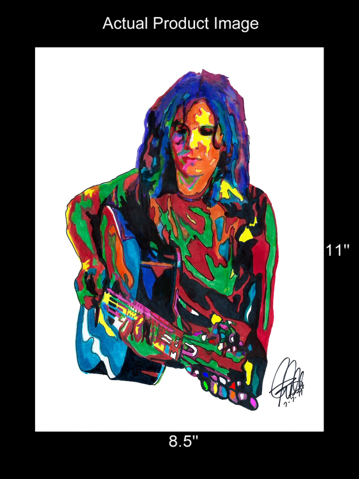 Alex Chilton Big Star Singer Guitar Rock Music Poster Print Wall Art 8.5x11