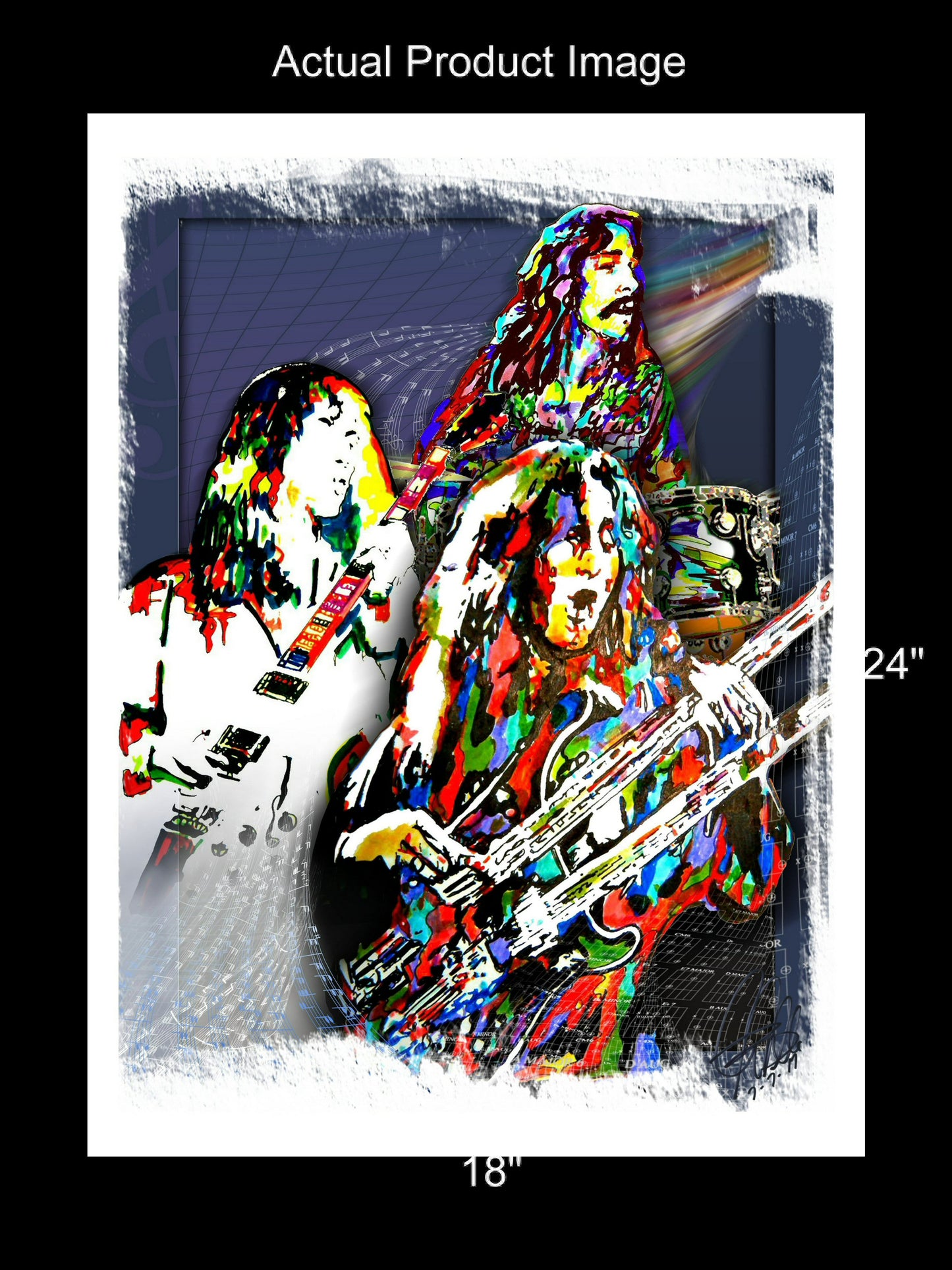 Rush Rock Music Poster Print Wall Art 18x24