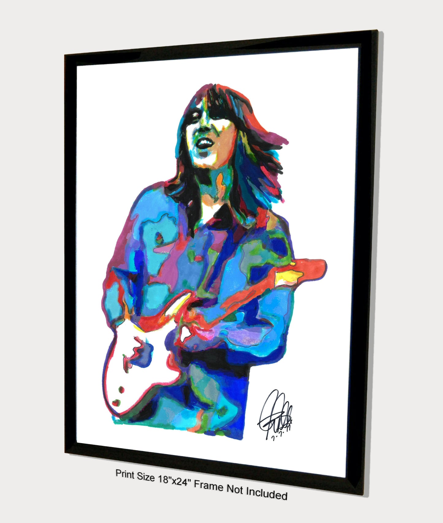 Terry Kath Chicago Guitar Blues Rock Music Poster Print Wall Art 18x24