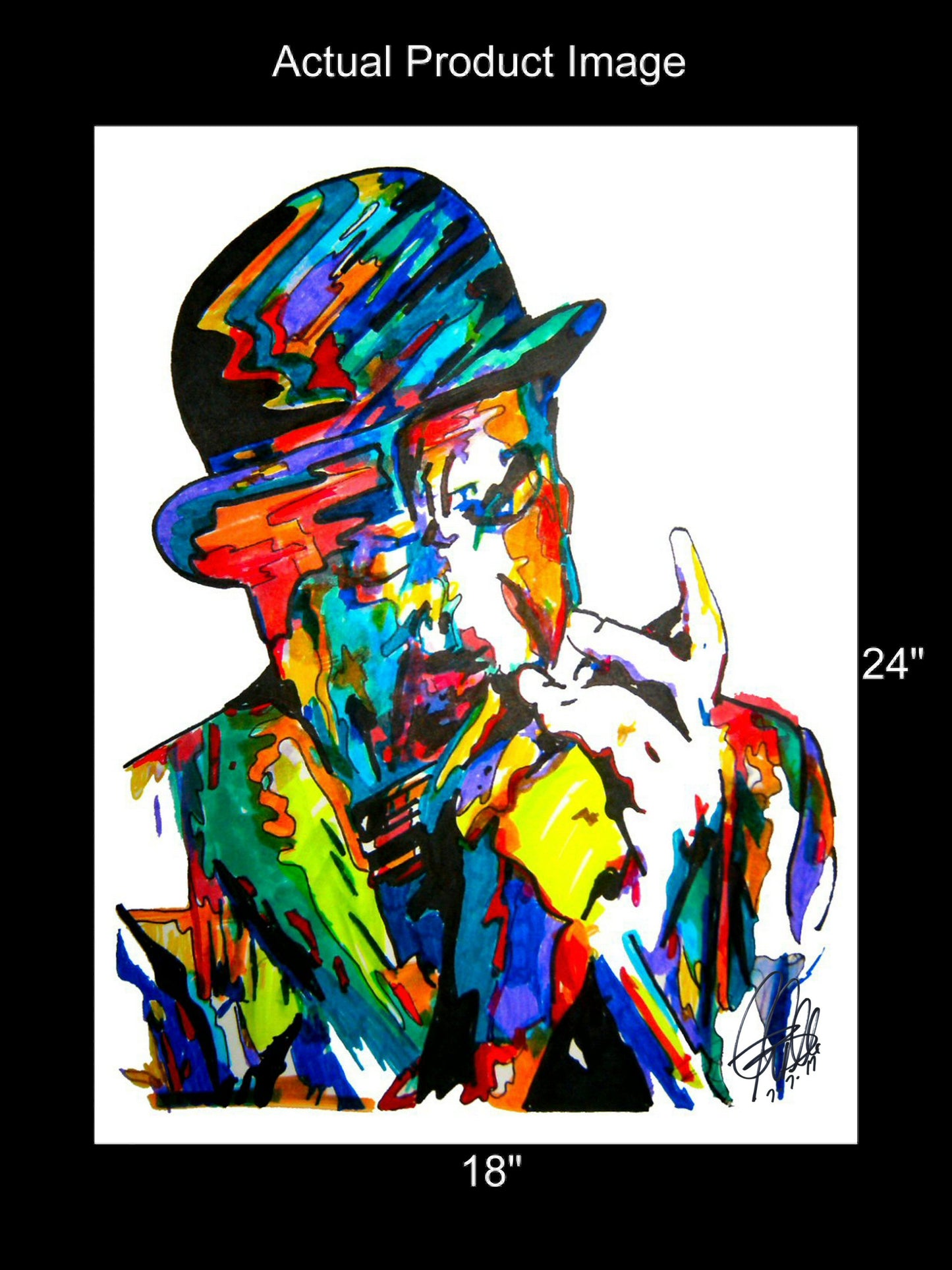 Sonny Boy Williamson Singer Blues Harmonica Music Poster Print Wall Art 18x24