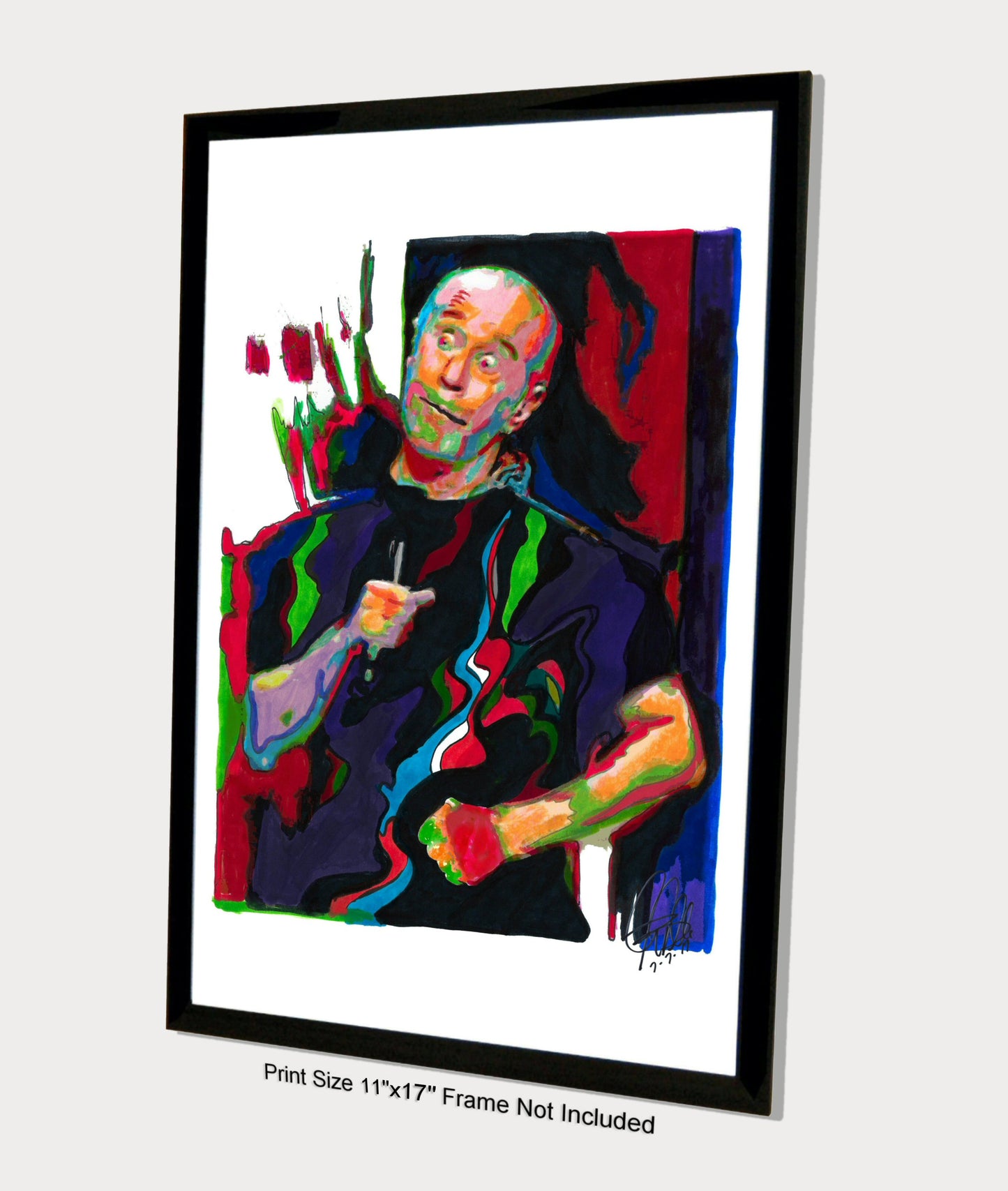 George Carlin Comedian Comedy Poster Print Wall Art 11x17
