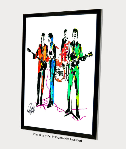 The Beatles Lennon McCartney Harrison Ringo Music Poster Print 11x17