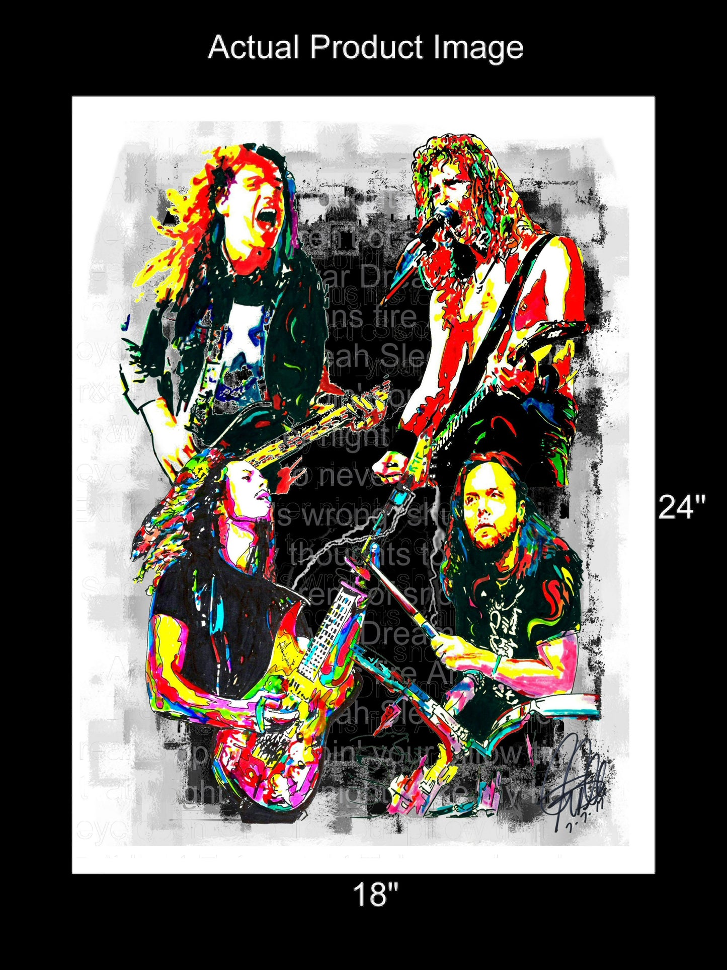 Metallica Heavy Metal Hard Rock Music Print Poster Wall Art 18x24