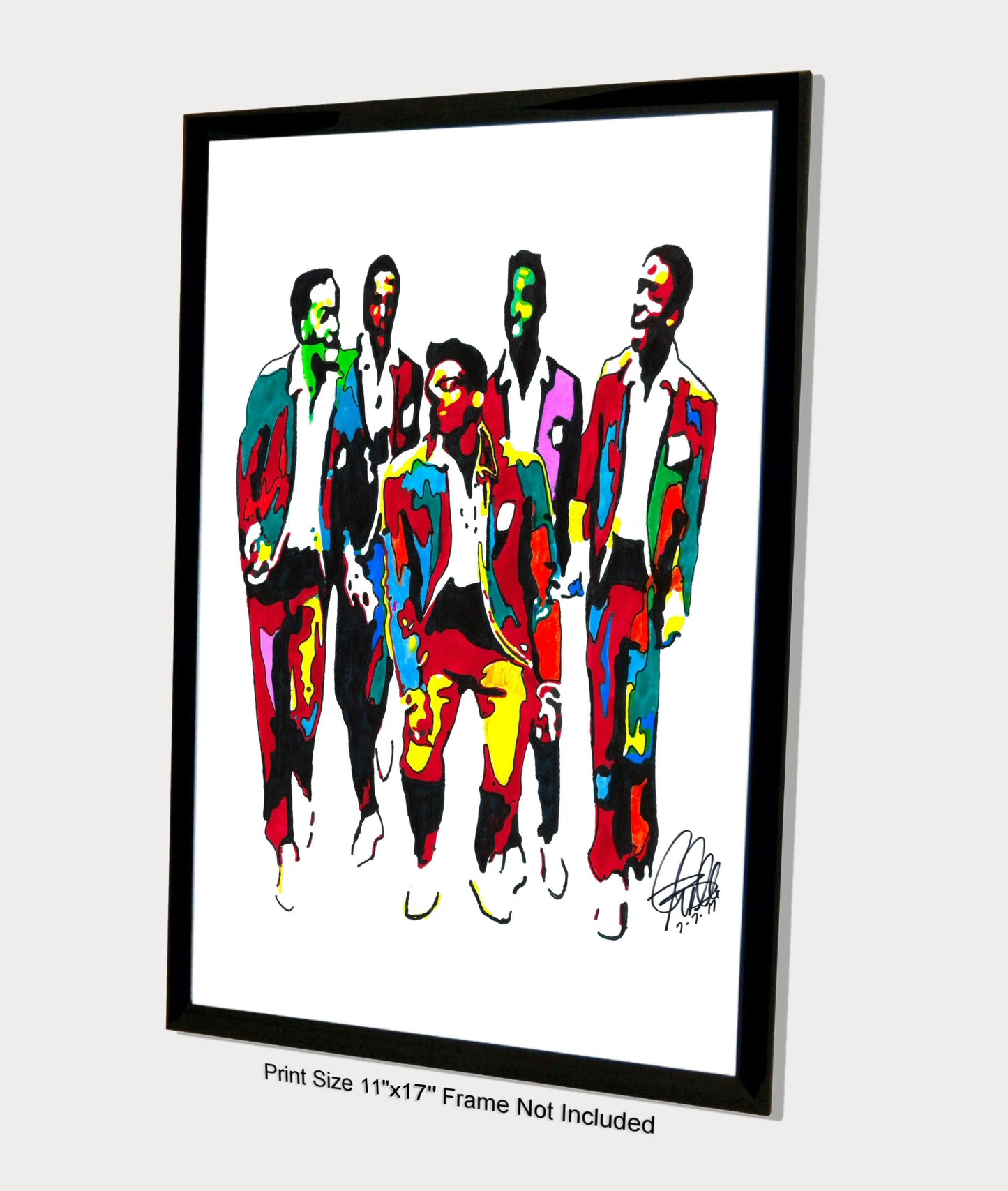 The Temptations Vocal Group David Ruffin Soul Music Poster Print Wall Art 11x17