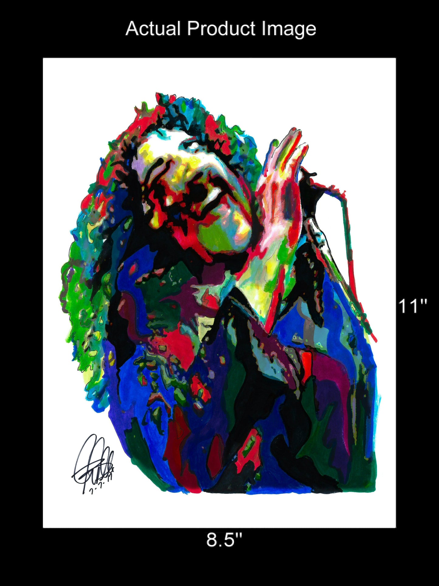 Brad Delp Boston Singer Rock Music Poster Print Wall Art 8.5x11