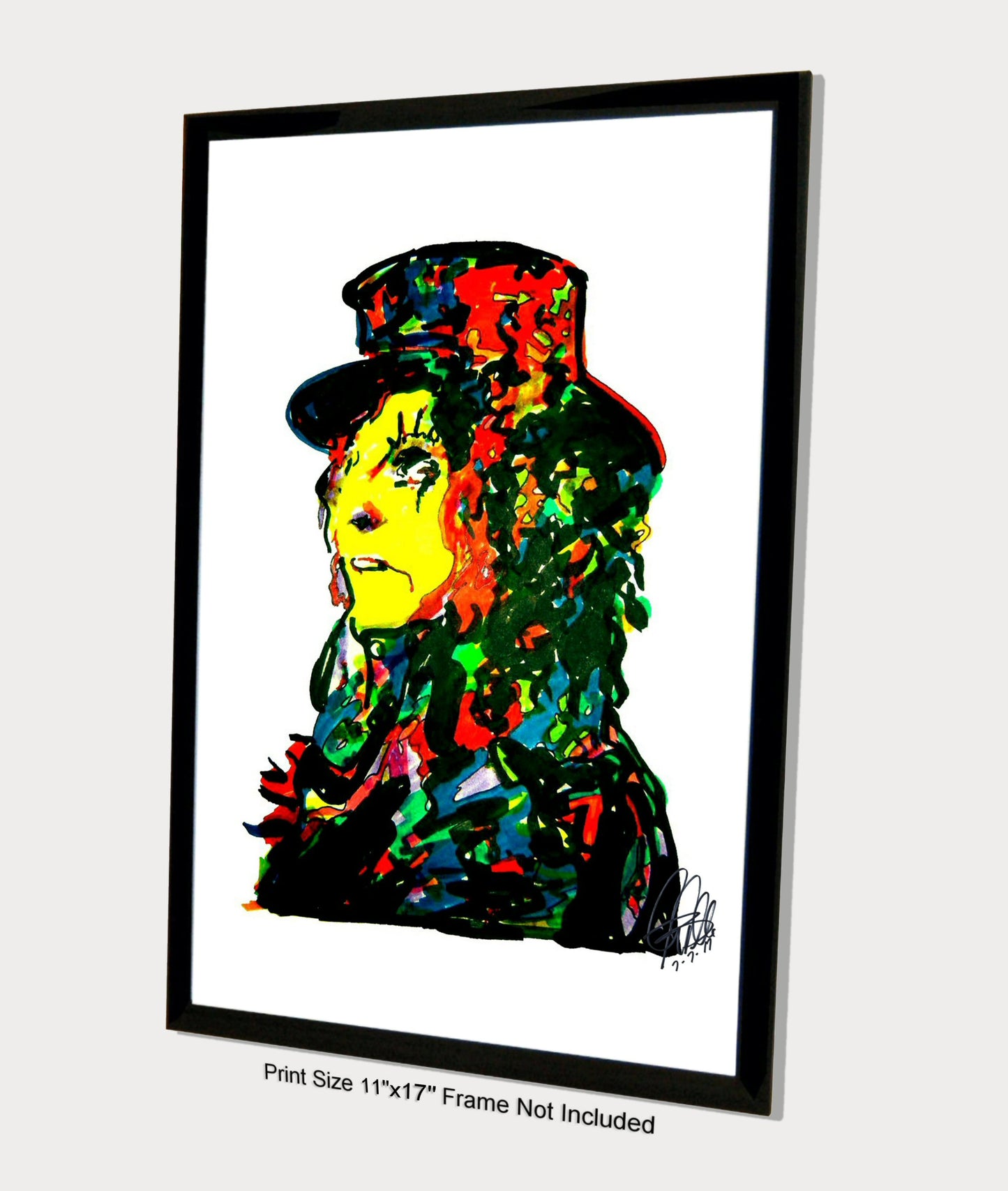Alice Cooper Rock Music Poster Print Wall Art 11x17